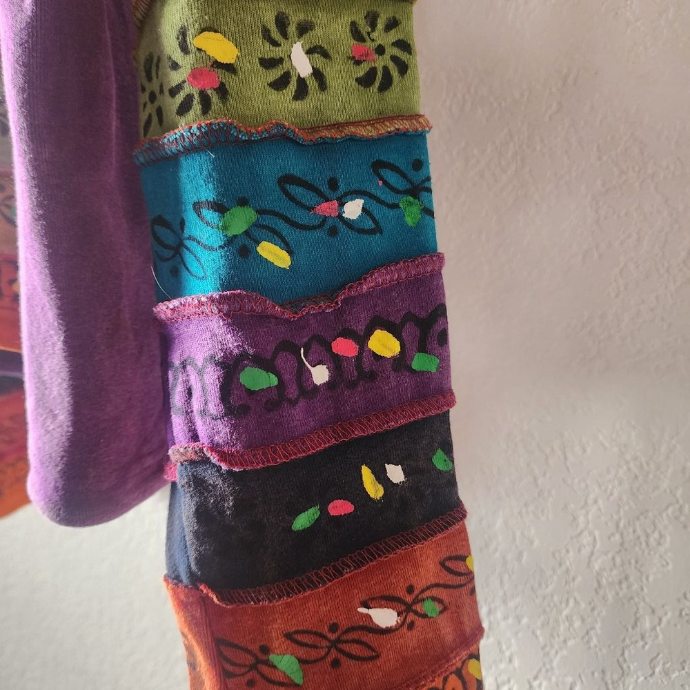 Hippie Bohemian Zip up Sweatshirt - Picture 4 of 7